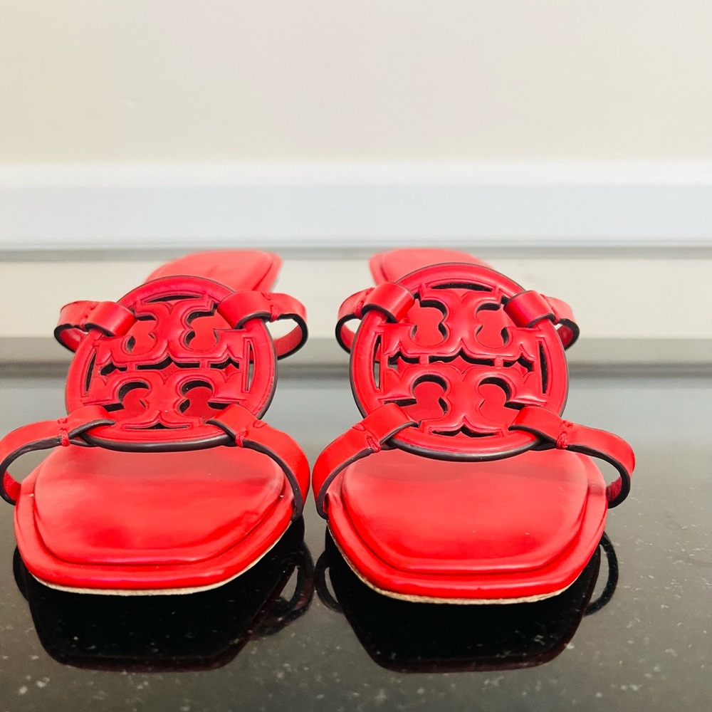 Tory Burch Red Miller Sandals